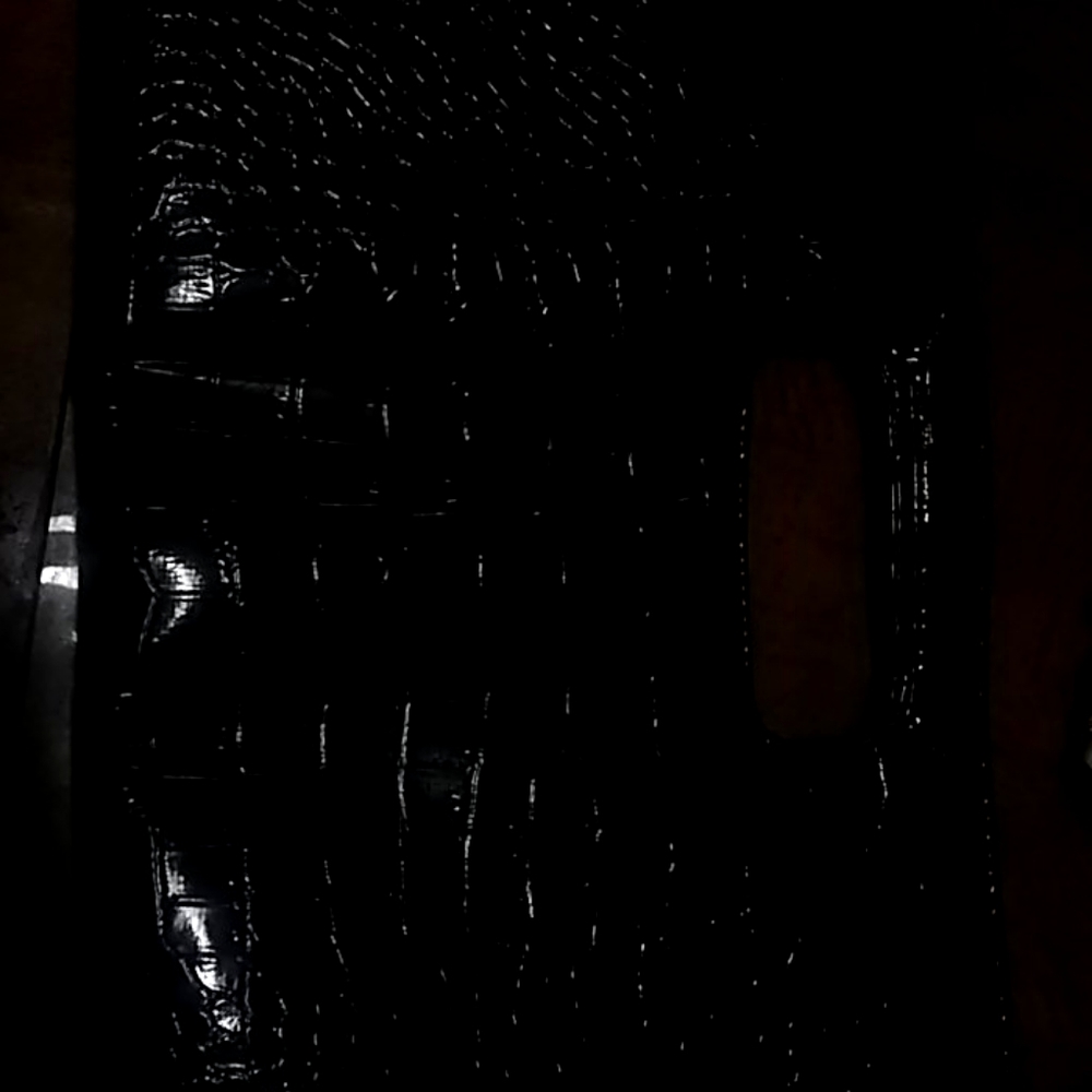 Black Leather Clutch